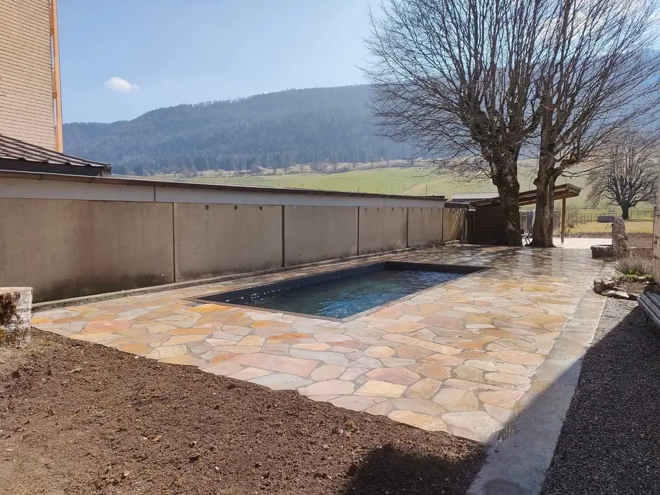 Pavage ou dallage extérieur posé par F. Mühlheim
